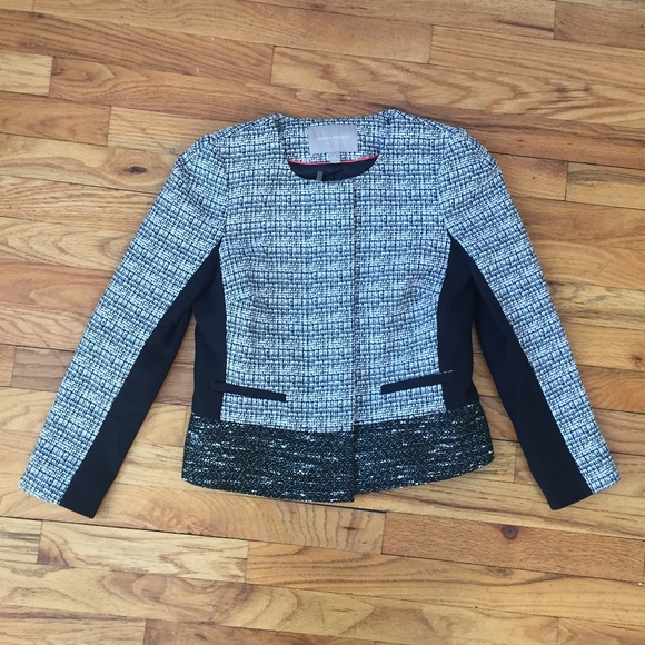 Banana Republic Jackets & Blazers - Banana Republic Black White Tweed Jacket